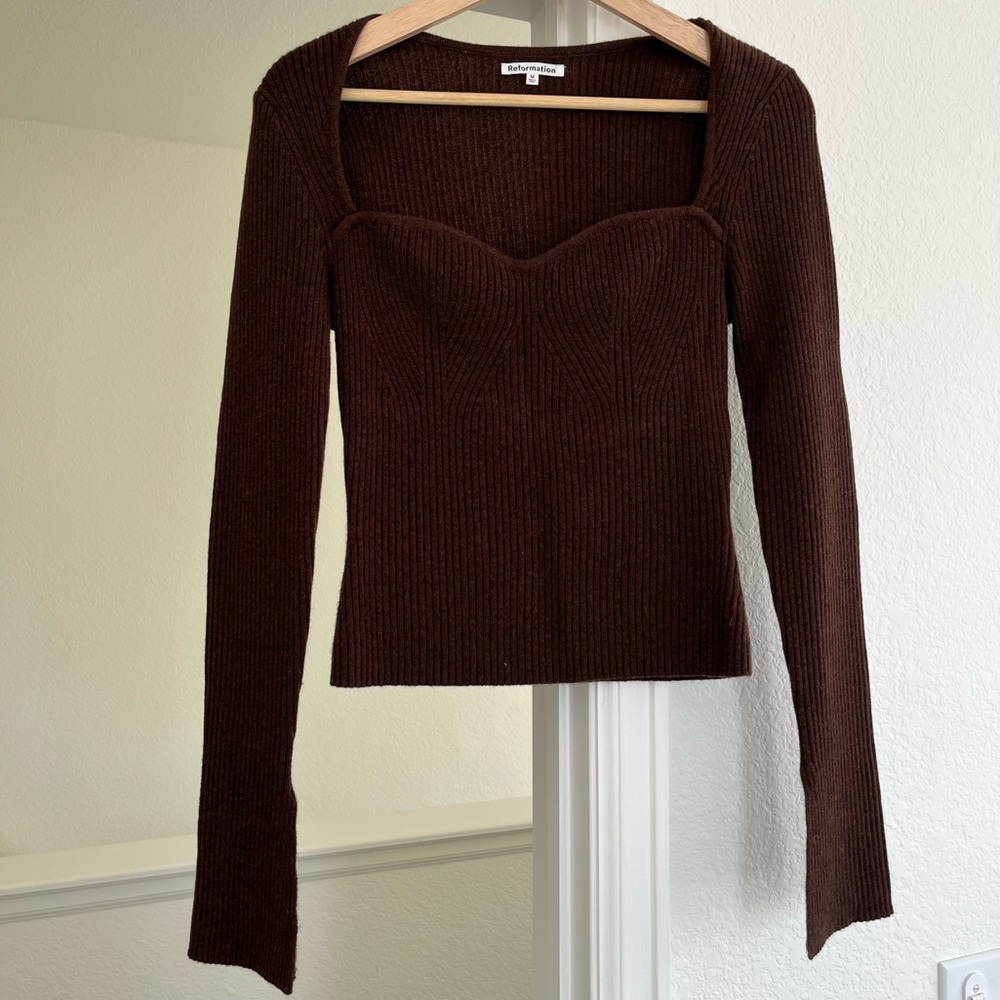 Reformation Glenna Cashmere Sweater - Picture 3 of 10